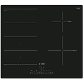 Bosch seeria 6, laius 59,2 cm, raamita, must - Integreeritav induktsioonpliidiplaat
