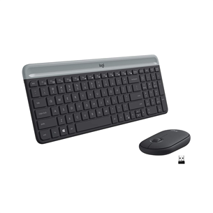 Logitech Slim Combo MK470, RUS, gray - Wireless Desktop