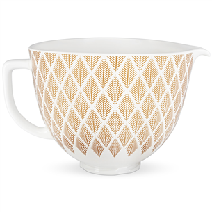 KitchenAid, 4.7 L, white/gold - Ceramic bowl for mixer