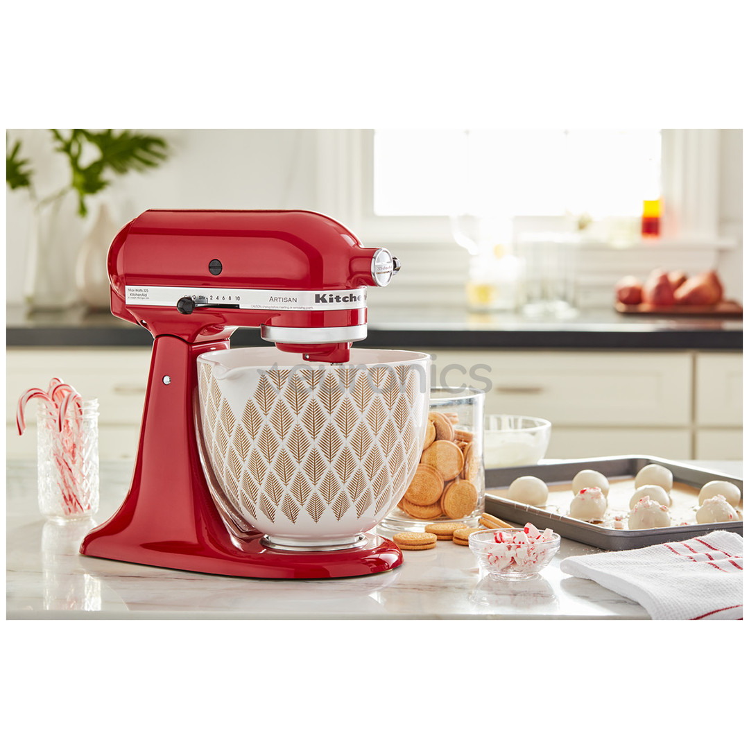 KitchenAid, 4.7 L, white/gold - Ceramic bowl for mixer