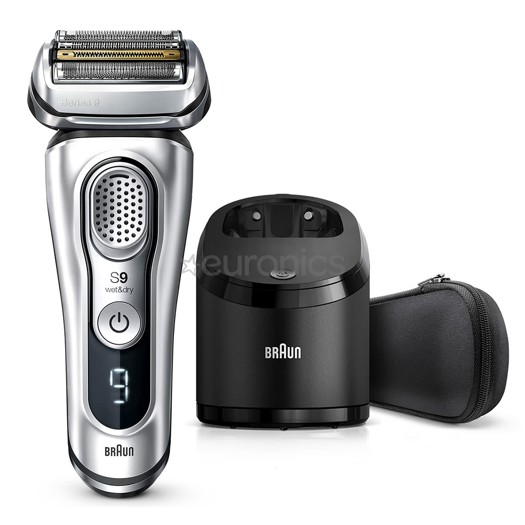 Braun Series 9 Wet & Dry, серебристый/черный - Бритва