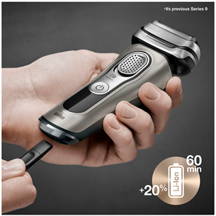 Braun Series 9 Wet & Dry, silver/black - Shaver