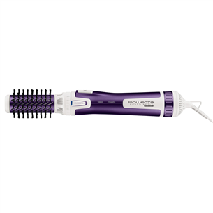 Rowenta Brush Activ Volume & Shine, 1000 W, white/purple - Rotating airbrush CF9530