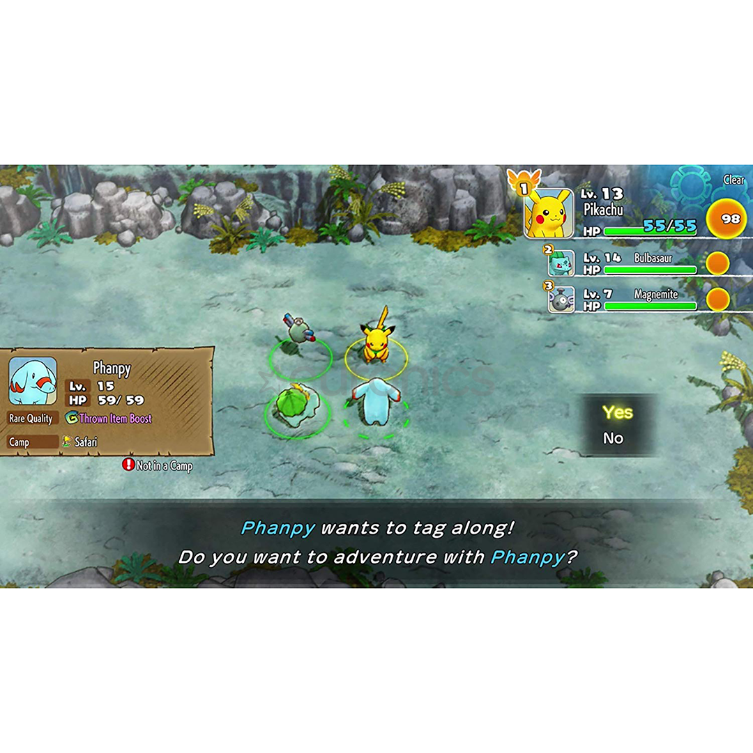 Switch mäng Pokemon Mystery Dungeon: Rescue Team DX