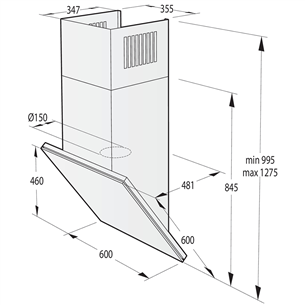 Õhupuhasti Gorenje (732 m³/h)