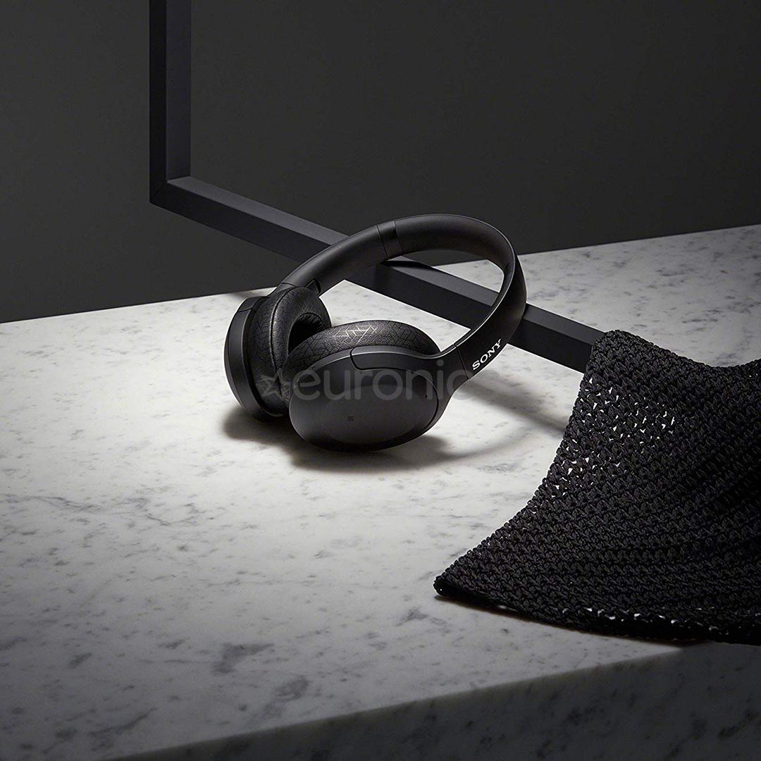 Sony WHH910NB, must - Juhtmevabad üle kõrva kõrvaklapid