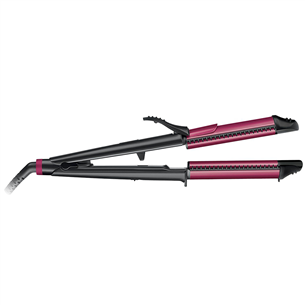 Rowenta Fashion Stylist, 170/200 °C, черный/розовый - Мультистайлер 3 в 1