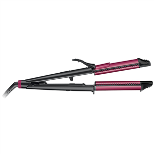 Rowenta Fashion Stylist, 170/200 °C, black/pink - Multistyler 3-in 1