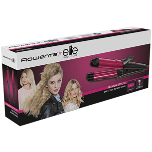 Rowenta Fashion Stylist, 170/200 °C, black/pink - Multistyler 3-in 1