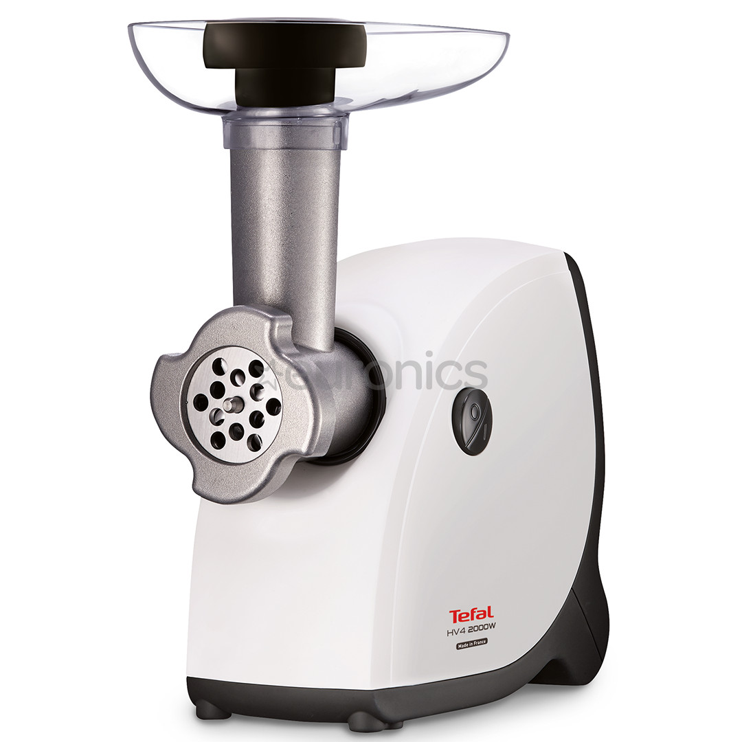 Tefal, 2000 Вт, белый/черный - Мясорубка