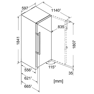 Cooler Liebherr (185 cm)