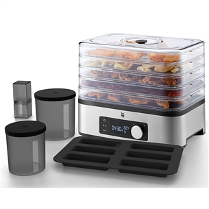 WMF KITCHENminis Snack to-go, 220 W, silver/black - Dehydrator