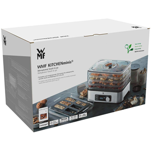 WMF KITCHENminis Snack-to-Go, 220 Вт, черный/серебристый - Сушилка для продуктов