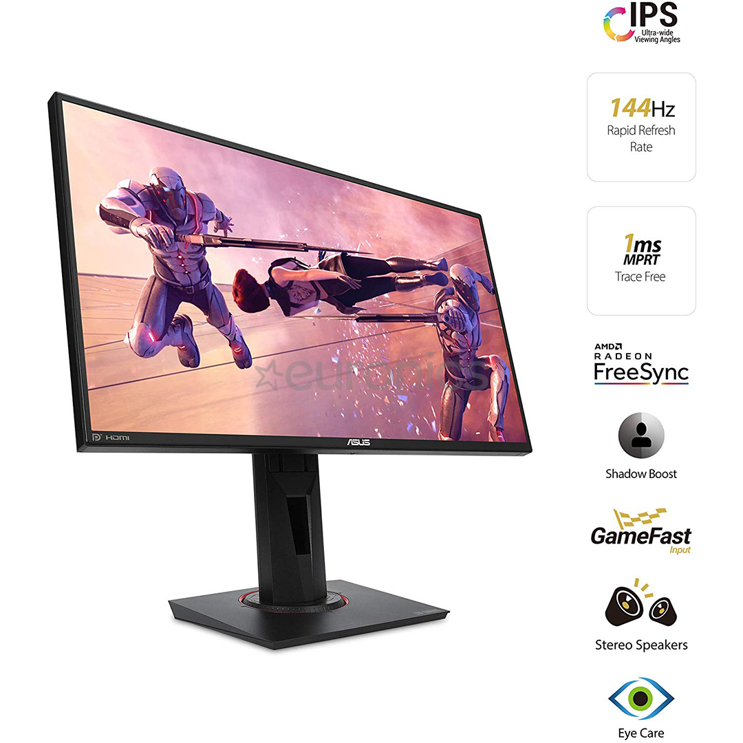 ASUS VG259Q, 24.5'', FHD, LED IPS, 144 Hz, G-Sync, black - Monitor
