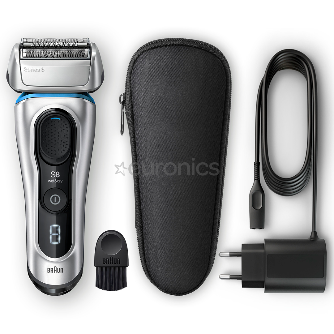 Braun Series 8 Wet & Dry, черный/серебристый - Бритва