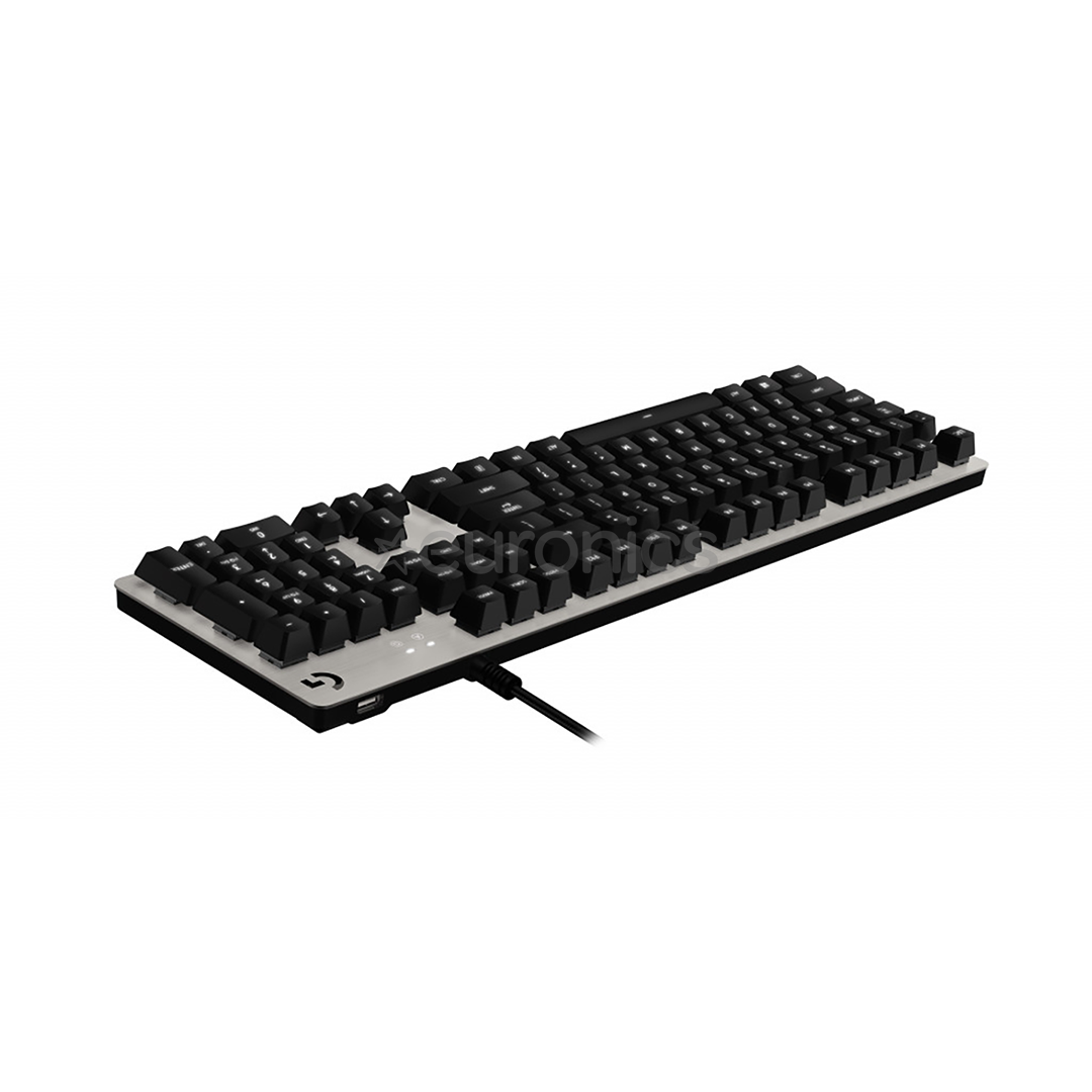Logitech G413, RUS, hõbedane - Mehaaniline klaviatuur
