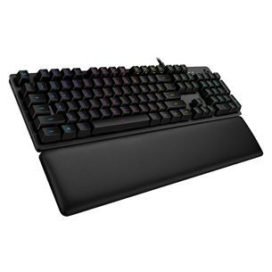 Logitech G513 Carbon, GX Red, RUS, must - Mehaaniline klaviatuur