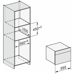 Miele, MultiLingua, 40 л, нерж. сталь - Интегрируемый паровой духовой шкаф