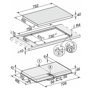 Built-in ceramic hob Miele