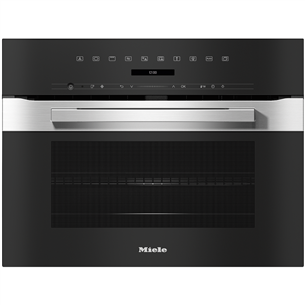 Miele, microwave function, 43 L, inox - Built-in Compact Oven H7240BM