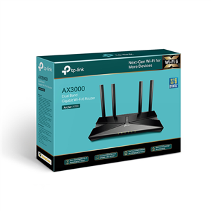 WiFi ruuter TP-Link AX50 AX3000 Dual Band Gigabit Wi-Fi 6