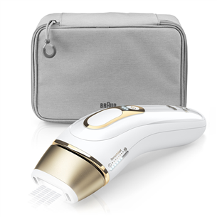 Braun Silk-expert Pro 5, shaver, pouch, white/gold - IPL Hair Removal