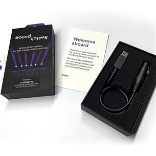 Stage lighting syncronizer-trigger SoundSwitch