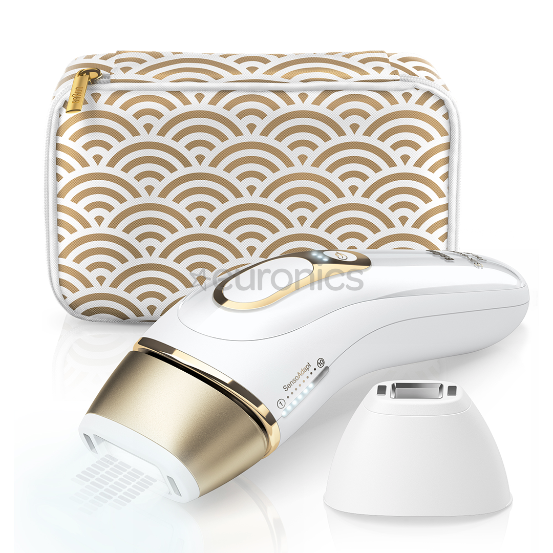 Fotoepilaator Braun Silk-expert Pro 5 + Venus Extra Smooth raseerija + Kosmeetikakott