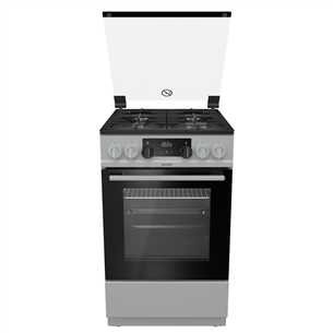 Gorenje, 62 L, grey - Freestanding Gas Cooker with Electric Oven