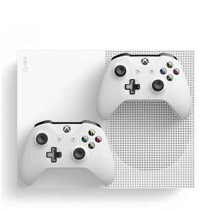 Mängukonsool Microsoft Xbox One S (1TB) + 2 pulti