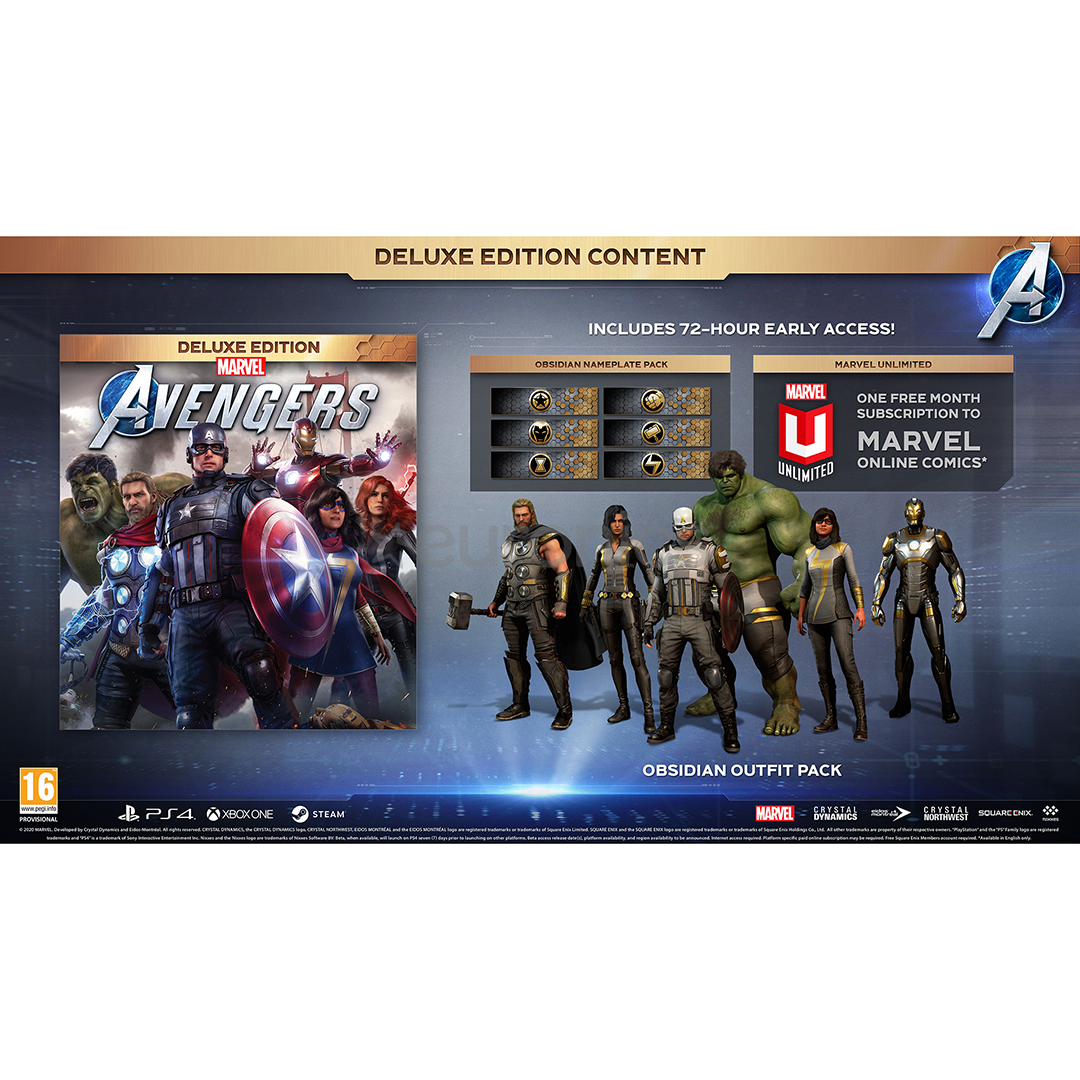 PS4 mäng Marvel's Avengers: Deluxe Edition