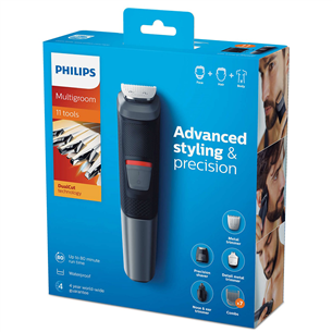 Philips Multigroom 5000 Series, 11-in-1, black/grey - Beard trimmer set