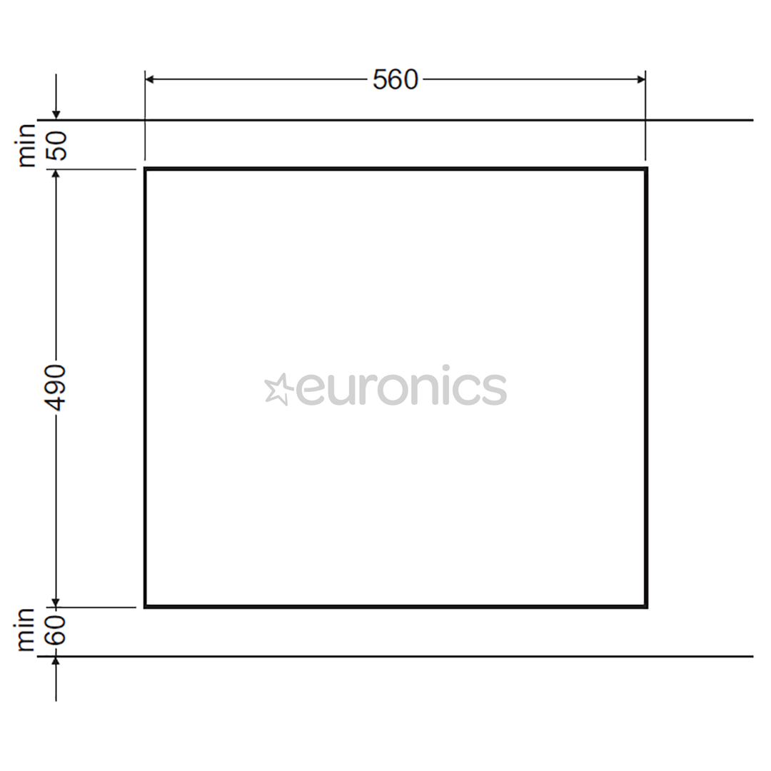 Hansa, width 57.6 cm, white - Built-in induction hob