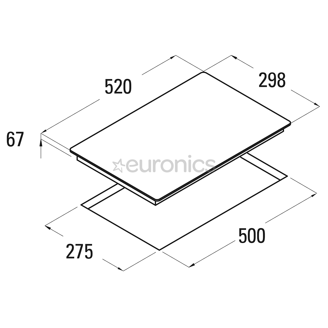 Vitroceramic hob Cata