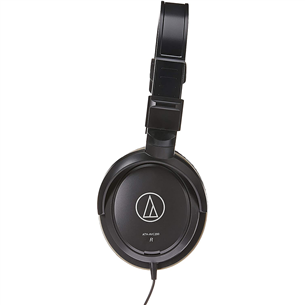 Audio Technica ATH-AVC200, must - Üle kõrva kõrvaklapid