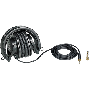 Audio Technica ATH-M30x, must - Üle kõrva kõrvaklapid