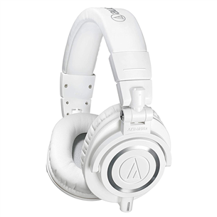 Audio Technica ATH-M50x, valge - Üle kõrva kõrvaklapid