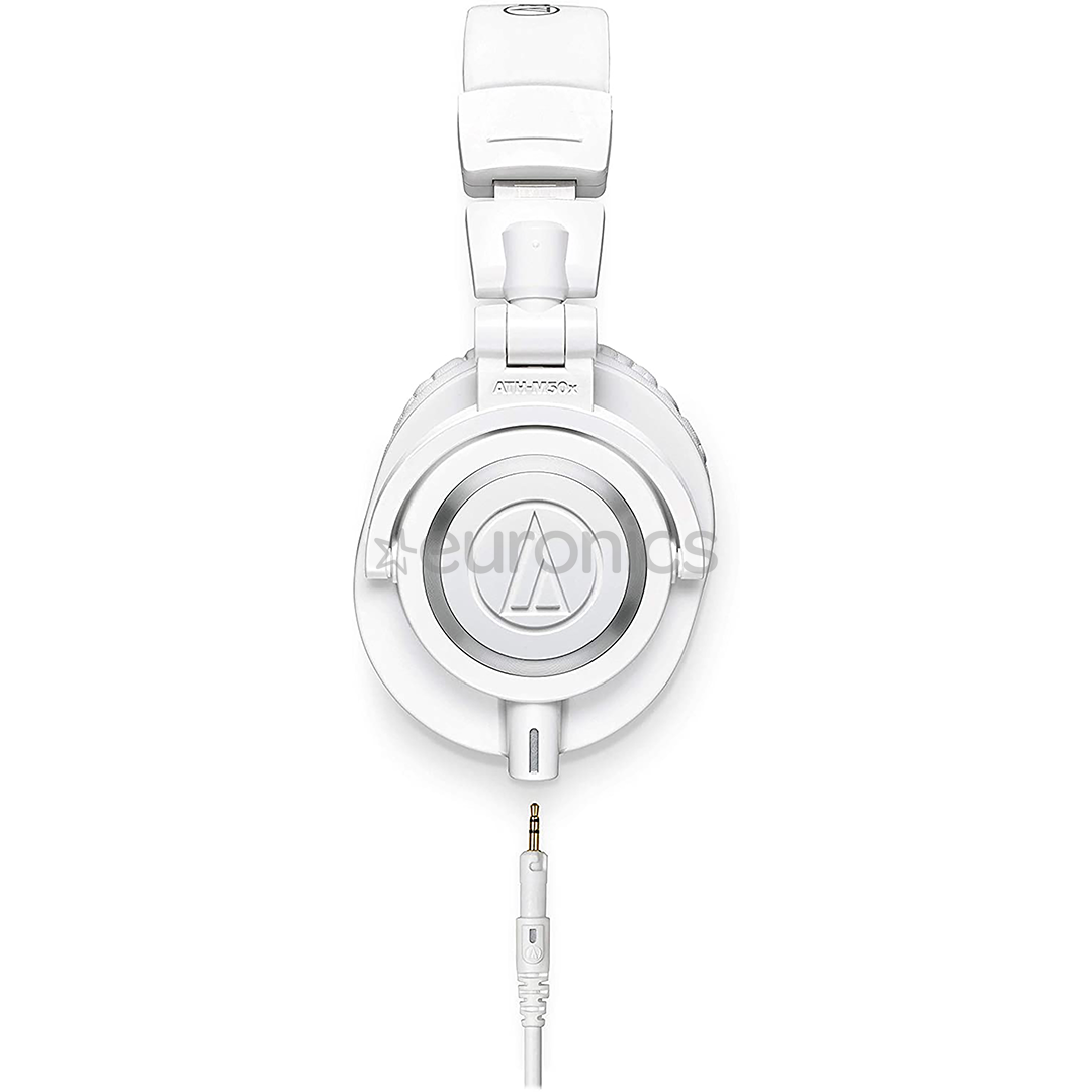 Audio Technica ATH-M50x, valge - Üle kõrva kõrvaklapid