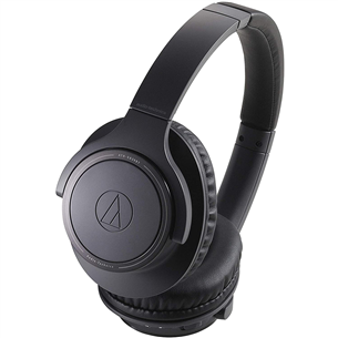 Audio Technica ATH-SR30BT, must - Juhtmevabad üle kõrva kõrvaklapid