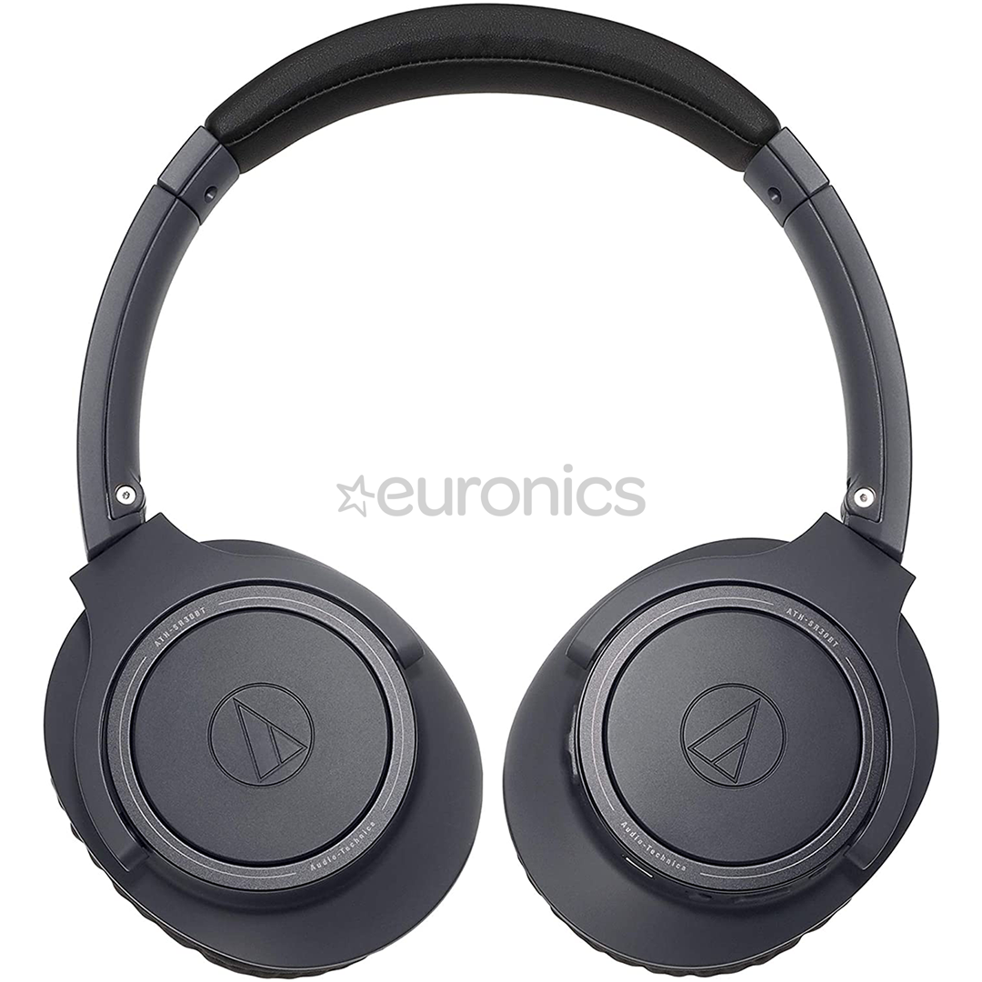 Audio Technica ATH-SR30BT, must - Juhtmevabad üle kõrva kõrvaklapid