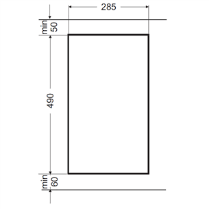 Hansa Domino, width 30 cm, frameless, white - Built-in Induction Hob