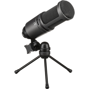 Audio Technica AT2020USB+, 3,5 мм, USB, черный - Микрофон AT2020USB+