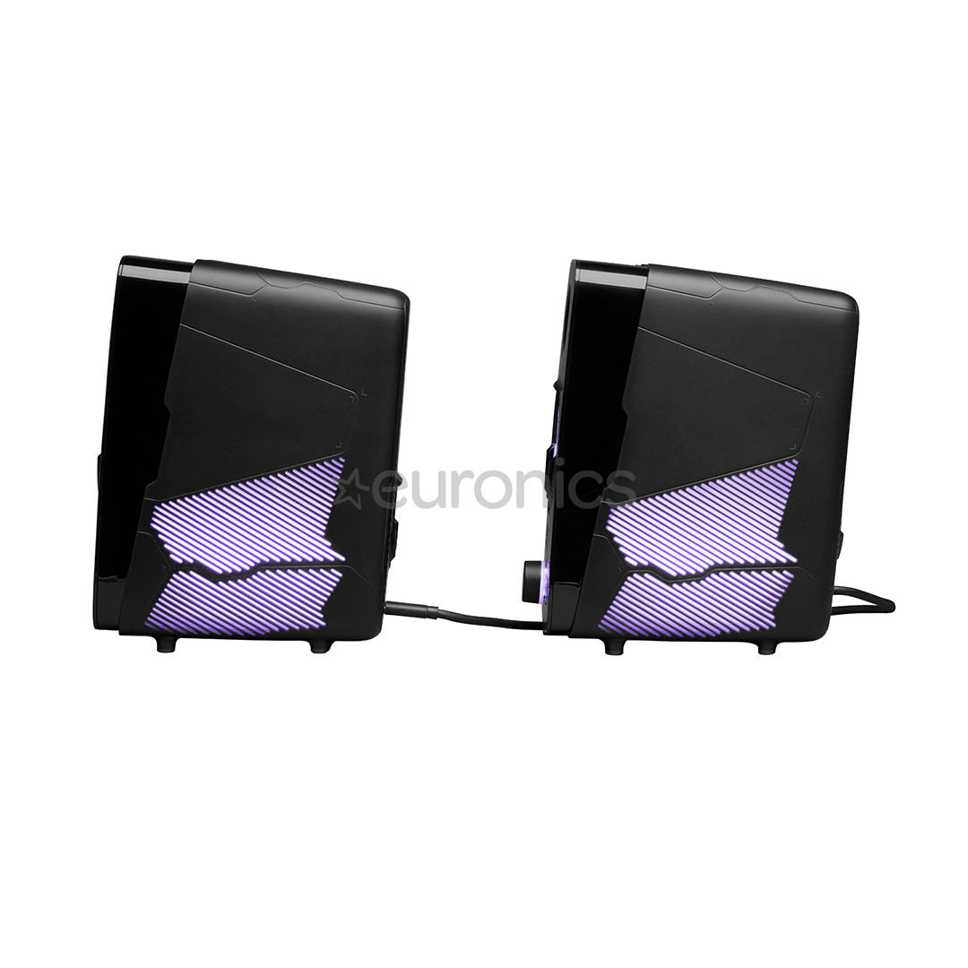 JBL Quantum Duo, must - Arvutikõlarid