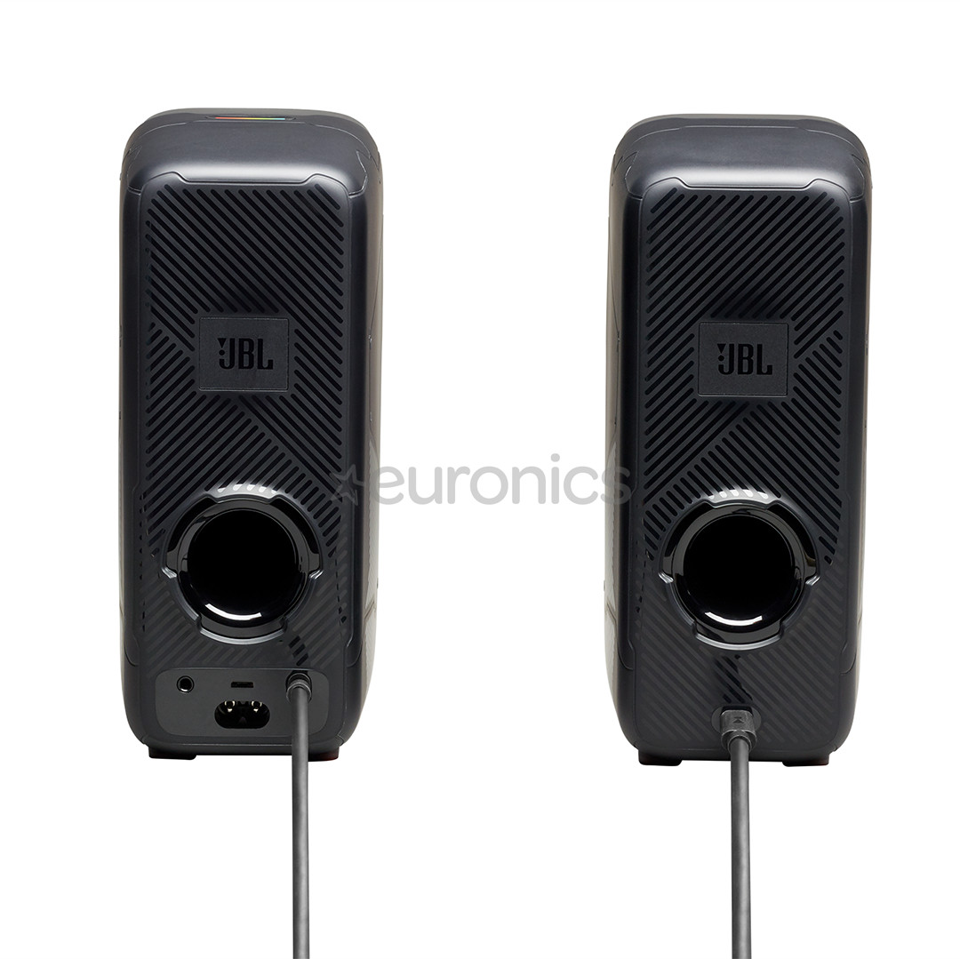 JBL Quantum Duo, must - Arvutikõlarid