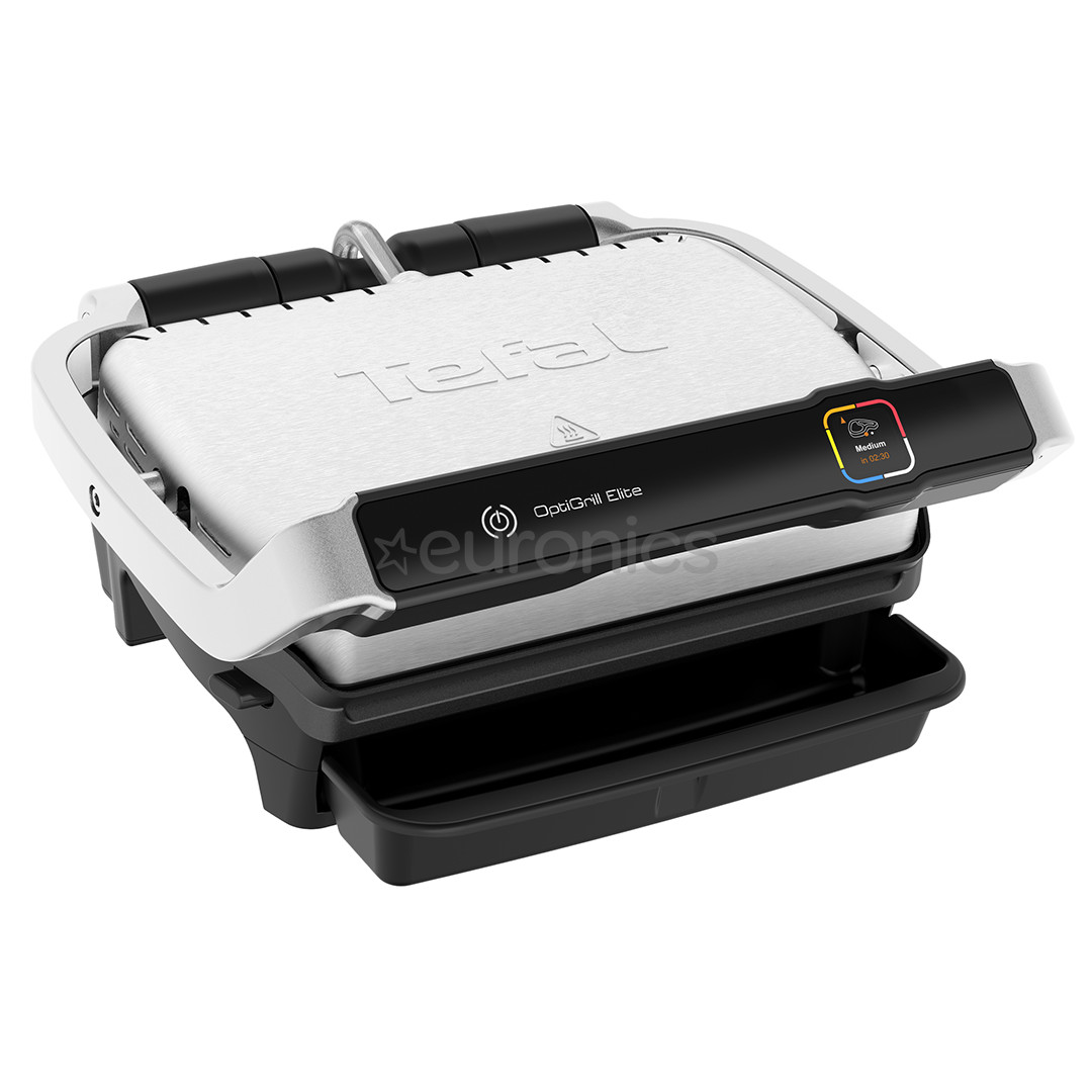 Tefal OptiGrill Elite, 2000 W, black/inox - Table grill