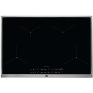 AEG 7000 SenseBoil, ширина 76,6 см, стальная рама, черный - Интегрируемая индукционная варочная панель