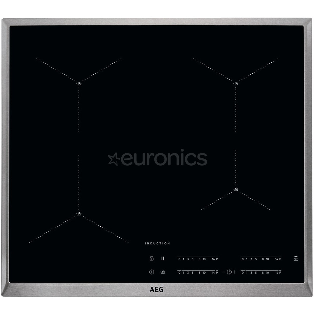AEG 7000 SenseBoil, width 57.6 cm, steel frame, black - Built-in Induction Hob