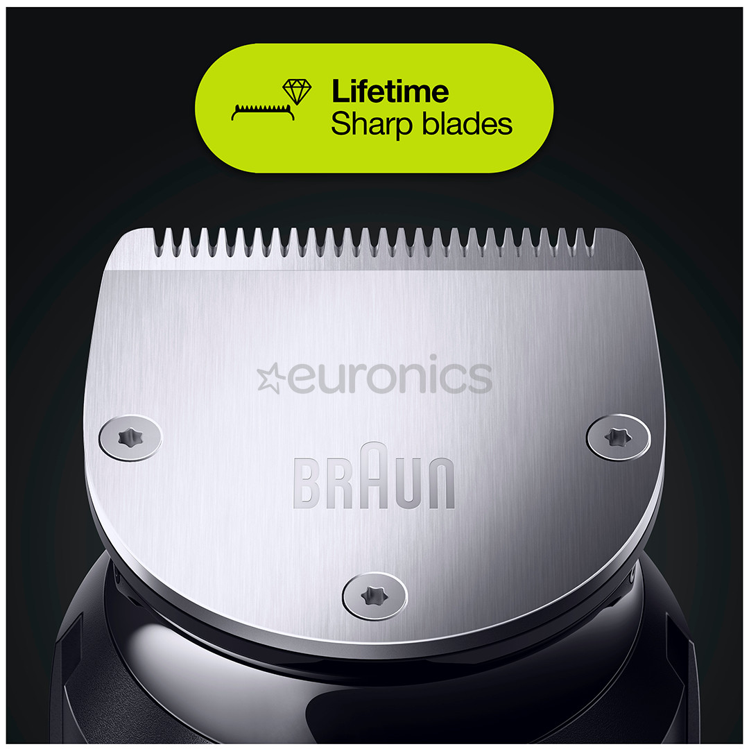 Braun, 10-in-one, grey/black - Multi grooming kit