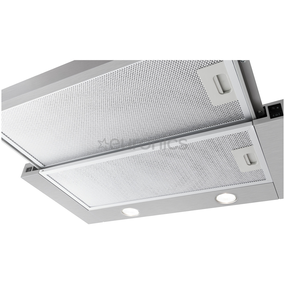 Hansa, 270 m³/h, laius 60 cm, roostevaba teras - Integreeritav õhupuhasti