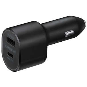 Автомобильное зарядное устройство USB и USB-C Samsung (45 Вт + 15 Вт) EP-L5300XBEGEU